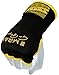 EMRAH Pro Boxing Hand Wraps Inner Gloves for Punching Padded Bandages Under Mitts, Quick Wraps, Fist Protector - MMA, Muay Thai, Kickboxing & Martial Arts Training (Black, Large)