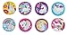 Pinback Buttons - 24-Pack Rainbow Unicorn Round Button Pins in 8 Designs for Kids Birthday Party Favors, Unicorn Lovers, 2.25 Inches Diameter