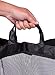 BIRDROCK HOME Laundry Hamper with Lid | Removable Bags for Sorting Clothes | Sectioned Laundry Basket for Bedroom & Bathroom | Collapsible Storage Bin with Cover | Double, Black