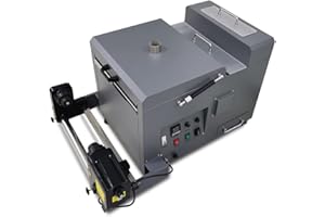 POVOKICI 13.4in DTF Powder Shaker and Dryer Machine, Automatic TPU Adhesive Powder Shaking Machine for DTF Printing