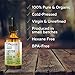 Offernova Organic Castor Oil, Pure Cold Pressed - Eyelash Serum for Hair Growth, Thicker Eyebrows - Hexane Free- Aceite de Ricino Organico para Crecimiento Pestañas