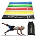 GUORUI Exercise Resistance Loop Bands Set of 5, Best Stretch Bands from Premium Natural Latex, for Workouts or Physical Therapy with Carry Bag and Practice manual