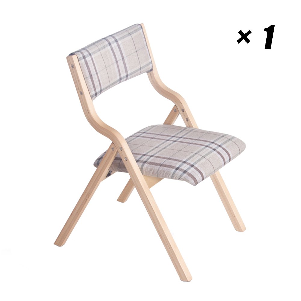 Amazoncom Modern Wooden Dining Chair Simple Folding Kitchen Seat