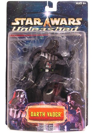 Star Wars Unleashed Darth Vader RARE Blue Card - 1st Release