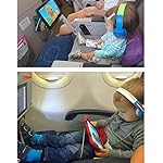 New Inflatable Travel Foot Leg Rest Pillow for Kids,Children During Airplanes Flight and Being kids Bed to Lay Down or Sleep on Long Flights from Mauvana - Blue