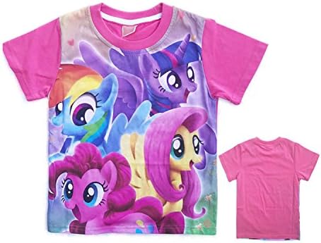 Lovelygift Toddler Girls' My Little Pony Short-Sleeved T-Shirt