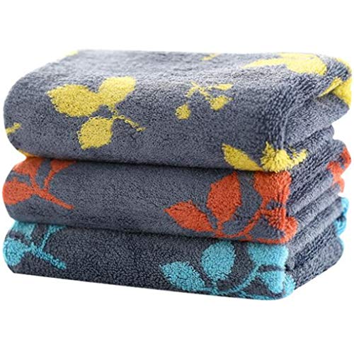Bamboo Fiber Hand Towels 3-Pack Soft Highly Absorbent Towel Set 13" X 28"