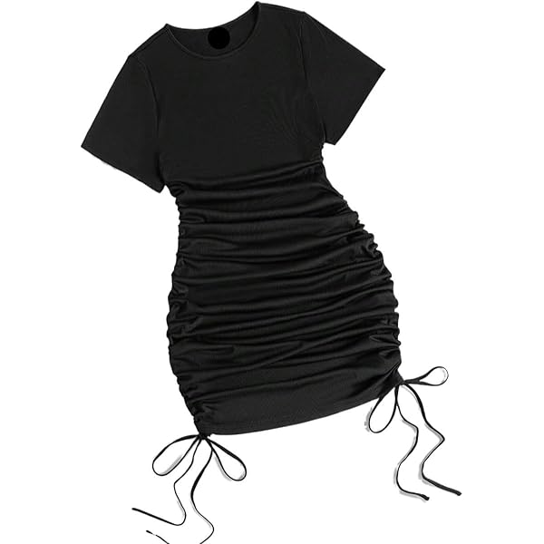 princess polly baby blue dress Buy Boohoo Ribbed Cinched Waist Long Sleeves Mini Dress In BLACK main image 1