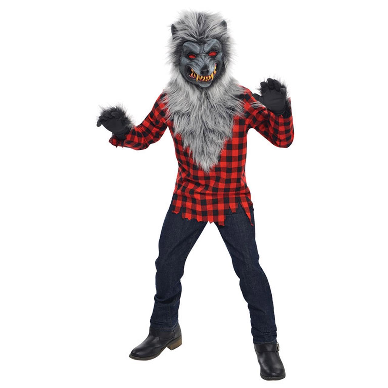 amscan 9907511 Childs Boys Hungry Howler Werewolf Halloween Fancy Dress Costume Age 10-12 Years