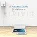 QICENT 6 AC Outlets Desktop Surge Protector with 5 USB (40W 8A) Charger Ports for Kindle Fire/iPhone 7/iPad Universal for Home & Office - White
