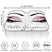 CHILL·TEK Car Windshield Sun Shade, Hello Gorgeous Pink Eyelash, Block UV Sunshade for Front Window, Foldable Sun Visor Protector, Keep Car Cool Sun Shield Auto Interior Accessories for Sedan, SUV