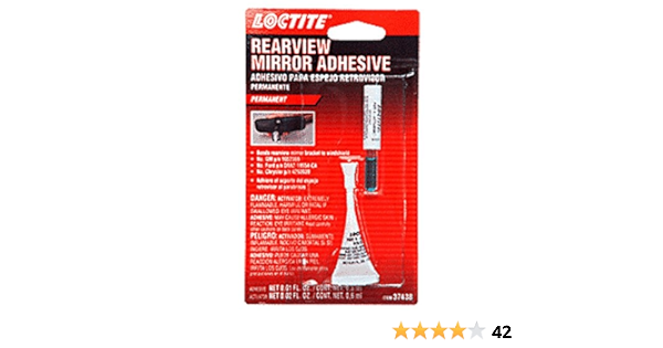 (2) Loctite 37438 Rearview Mirror Adhesive Kit - 0.3 cc by Loctite