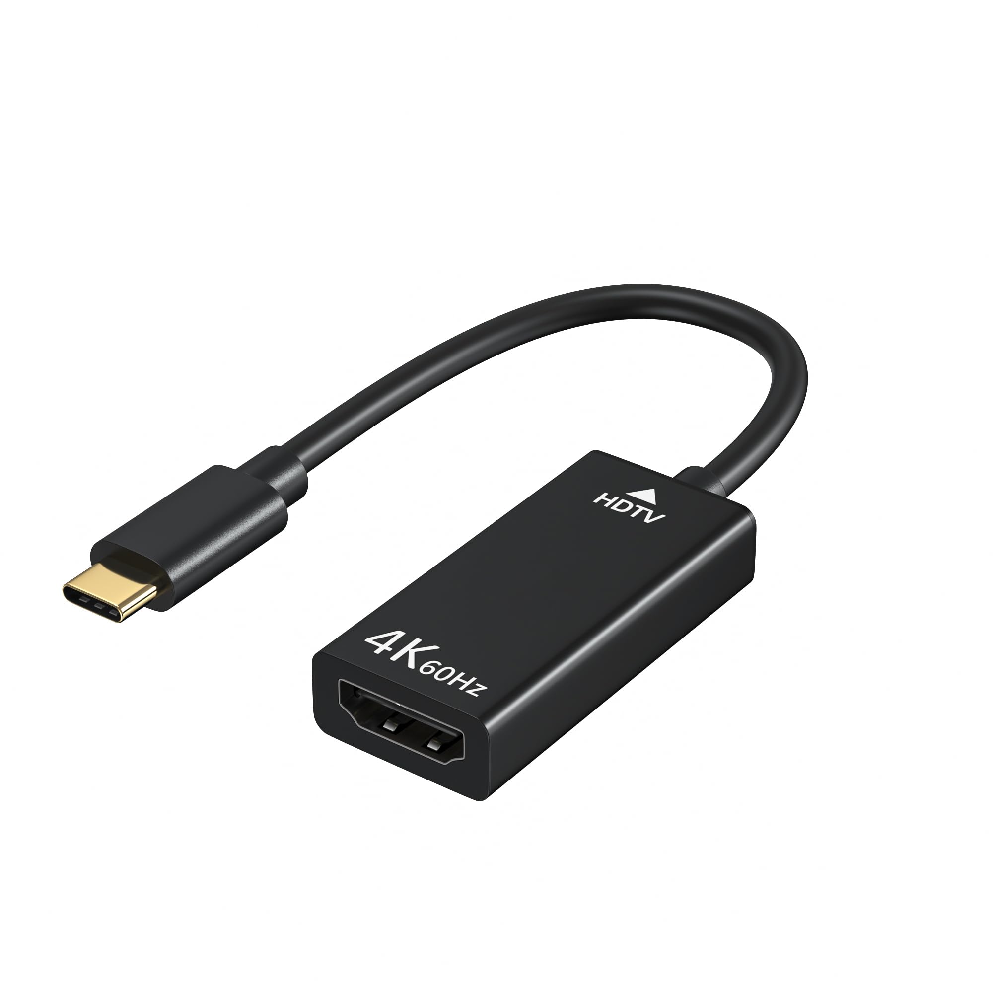 DriverGenius Inferno X46 Lite | USB-C to 4K/60Hz HDMI Adapter Converter (Male to Female), Compatible with DP-Alt Mode Laptops, PCs, Gaming Consoles & Monitors (Model: UC2HD460-P1)