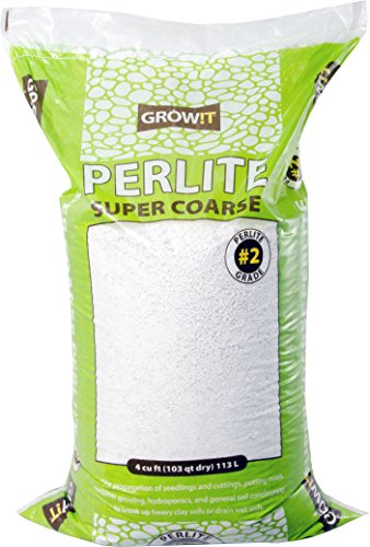 GROW!T JSPERL24 #2 Perlite, Super Course, 4 Cu Ft Hydroponic Perlite