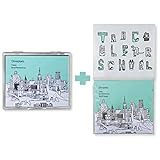 [Too Cool for School] Dinoplatz Dear Brachiosaurus 50P Oil Blotting Paper + 50P Refill