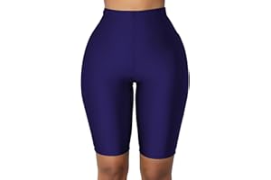 PESION Women's Active Biker Yoga Shorts/Pants, Sexy Spandex Boyshort