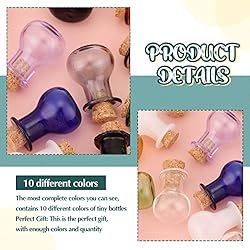 20 Pieces Spell Jars Tiny Bottles with Cork Small
