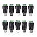 Bluecell 10pcs UTP Cat5/Cat6 Cable to AV RCA Female Screw Terminal Connector