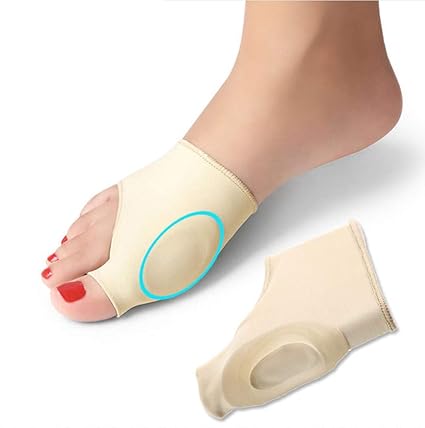 2 Paar Hallux valgus Korrektur Gel-Pad-Socken Sockenset für die Schmerzlinderung bei Hallux valgus & zum Ausrichten der Zehen