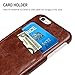 iPhone 6s/6 Case, Benuo [Card Slot Vintage Series] [Genuine Leather] Soft Leather Case [2 Card Slots], Ultra Slim Leather Case Back Cover [Business Style] for iPhone 6/6s 4.7 inch (Stylish Brown)