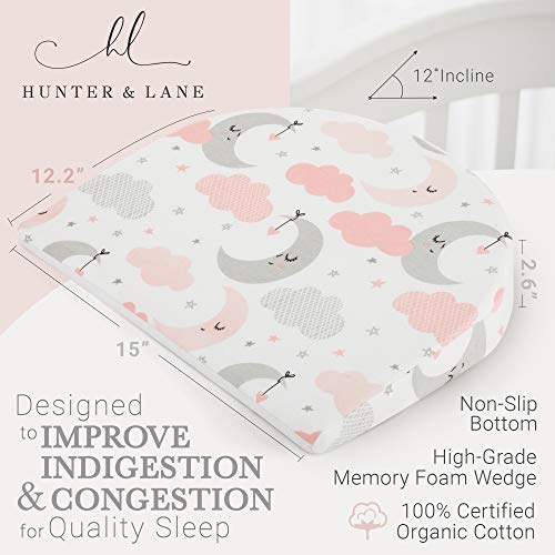 Wedge Pillow for Newborn Baby 100 Organic Cotton