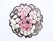 100 Pcs Mini Rose Mix Soft Pink Shade 10 mm Mulberry Paper Flowers Scrapbooking Wedding Decoration