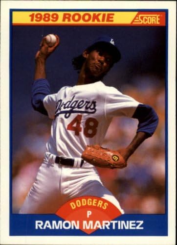 Amazon 1989 Score Baseball Rookie Card 635 Ramon Martinez 