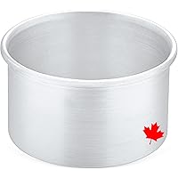 Crown 4 inch Cake Pan, 2" Deep, Heavy Duty, Even-Heating, Pure Aluminum, Made in Canada