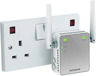 NETGEAR N300 WiFi Range Extender EX2700 | Up to 600 sq ft, 10 devices