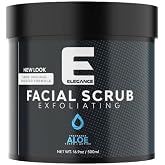Elegance Natural Face Scrub, 16.9 Oz, Aloe Vera Based Facial Scrub, Exfoliate and Eliminate Impurities for a Healthy and Hydrated Glowing Skin