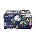 wonderful flower Lunch Box Cooler Bag Small Lunch Bag(003Navy)