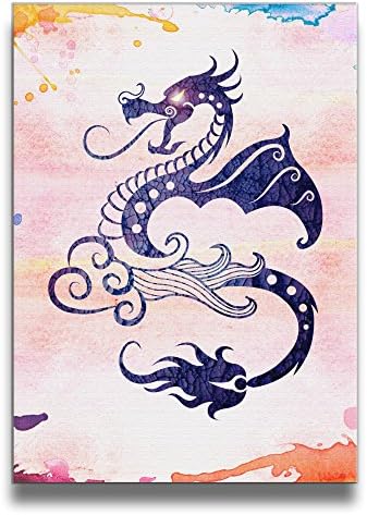 ANVY Wall Hanging Animal Fire Dragon Firedrake Mural