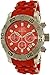 Invicta Men's Sea Spider Red Polyurethane Band Steel Case Swiss Quartz Analog Watch 22088