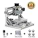 MYSWEETY DIY CNC Router Kits 1610 GRBL Control Wood Carving Milling Engraving Machine (Working Area 16x10x4.5cm, 3 Axis, 110V-240V), with ER11 and 5mm Extension Rod