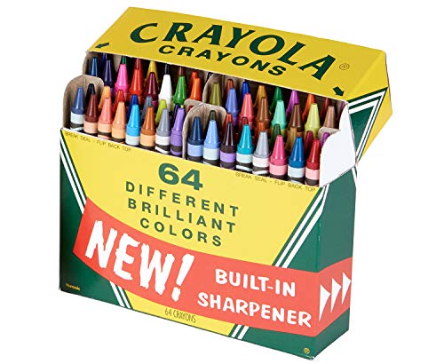 Crayola Vintage-Style Crayon Set with Collectible Tin - 64 Count