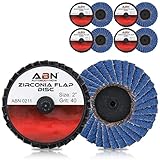 ABN Sandpaper Disc Set, 2in - T27 40 Grit High