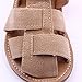 DZT1968® Baby Girl Boy PU Leather Anti Slip Sandals Shoes Prewalker (0~6 Months, Khaki)