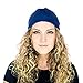 Grace Eleyae GE Women's Satin Lined Sleep Cap Slap Silky Beanie Soft Smooth & Stylish Hair Care Hat (Royal Blue)
