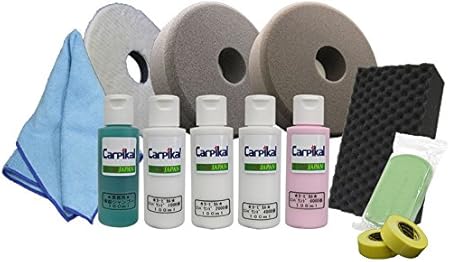 Amazon カーピカル プロの磨き屋さん12品セット 100ml コーティング前の下地処理から車ボディのコンパウンドでの研磨もバフも付属のセット 車 バイク 車 バイク