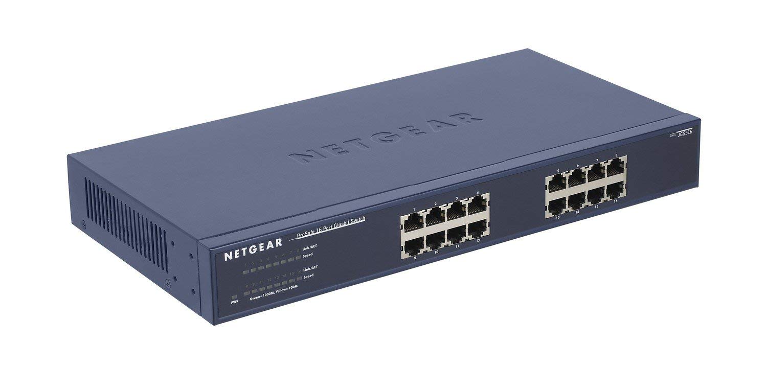 Netgear Jgs516 16 Port Gigabit Ethernet Switches 10 100 1000 Mbps Buy Netgear Jgs516 16 Port Gigabit Ethernet Switches 10 100 1000 Mbps Online At Low Price In India Amazon In