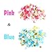 Treasures Gifted Gender Reveal 36 Inch Black Balloons with Blue and Pink Confetti Neutral Party Supplies Celebration Kit Boy or Girl Pastel Balloons for Baby Shower Decoration