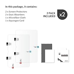 Anti-Glare Writable Screen Protector (2 Pack), for