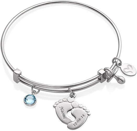personalized baby bangle