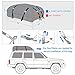 rabbitgoo Rooftop Cargo Carrier Car Roof Cargo Bag Easy to Install Straps - Waterproof Soft Shell Luggage Rack Bag on Car Topper 15 Cubic Feet
