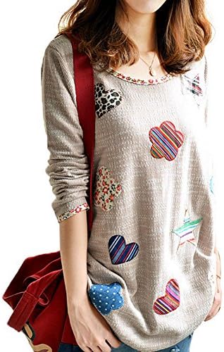 Sweatshirts Kawaii Flower Tracksuit Harajuku Beige Large Size Loose Women