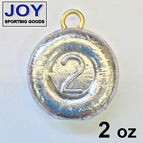 River 2 oz (5 pcs) Fishing Sinker, Lead, Weight