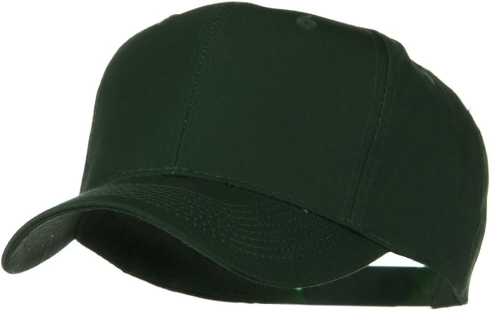 Solid Cotton Twill Pro Style Cap Dark Green at Amazon Men’s Clothing