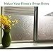 Mikomer Privacy Window Film Etched Flowers Static Cling Glass Door Film, Non Adhesive Heat Control Anti UV Window Cling for Office and Home Decoration,35 inches by 118 inches