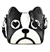 WorkTd Womens PU Leather Dog Face Crossbody Purse Shoulder Summer Bag