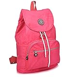 ZYSUN Fashion Travel School Backpacks LightWeight Bag for College Girls Womens(604,red)